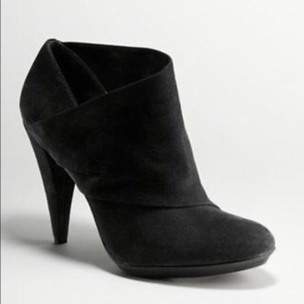 Black Coach Astrid Ankle Booties